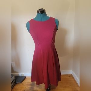 (B) Lauren Conrad Sleeveless fit and flare dress